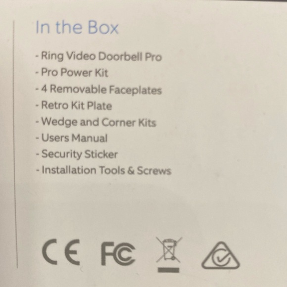 RING VIDEO DOORBELL PRO - HARDWIRED VIDEO DOORBELL (Includes 4 faceplates) - Picture 8 of 8